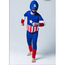 Avengers End Game 2019 Captain America Costume for Kids