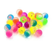 Bouncing Rubber Colorful Balls - Pack of 10