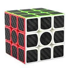 Carbon Fiber Magic Speed Cube 3x3 - New Rubiks Carbon Fiber Puzzle Cube - Image 2