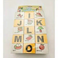 Educational Blocks Set For Kids - Nursery Alphabets & Number Blocks For Kids Education