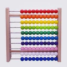 Educational Wooden Abacus for kids with colorful beads