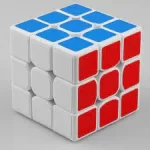 Good Quality Rubiks Cube 3x3, White, Stickered Cube, Puzzle Cube, Fast Speed Magic Cube Stickerless 3x3x3, Educational Puzzle Toys