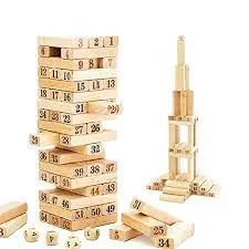 Jenga Wooden Stacking Game Jenga Wooden