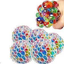 Magic Colour Changeable Grape Mesh Squish Ball Stress Release Playing Toy