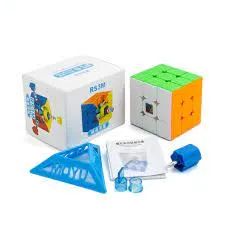 Moyu RS3M 2020 Magnetic Cube 3x3 Magic Puzzles Speed Cube Magnets Cube 3*3 Sticker less Toys For Children R3SM