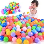 Pack of 12  24  36  48 Pcs - Soft Tent Ocean Balls Set for Kids and Boys Toys Plastic Ball Multicolor