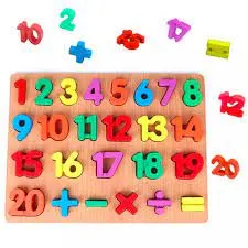 Preschool 2 in 1 Wooden ABC & Wooden 123 Puzzle Set for Kids Educational and Learning Toys Jigsaw Puzzle 3D Puzzle Board for Toddlers and Kids
