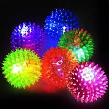 Soft Rubber balls for kids, toddlers with light