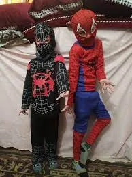 Spider-Man 2022 Black Red Costume  Outfit for Kids - New Arrival
