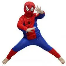 Spiderman Costume For Kids Of 3 To 10 Years.