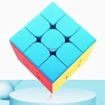 Stickerless 56mm qiyi worrior s rubik cube 3x3 Magic Speed Cube Puzzel Toy Rubik Cube