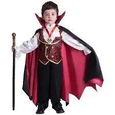 Vampire Cape for kids for size 3 to 12 years