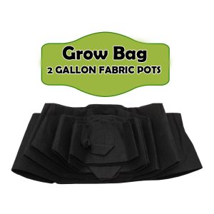 Pack Of 2 Grow Bag I 8 X 8 I 2 Gallon Grow Bag ( tF)