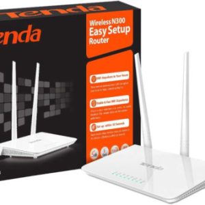Tenda F3 wifi router has 300 mbps wireless speed, 3x 5dBi external antenna, WPS reset button, support WPA WPA2 WPA-PSKWPA2-PSK security mechanism to enhance security level, 2.4GHz frequency, DHCP server Working Mode Universal Repeater