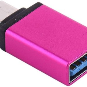 OBSTINATE Premium USB Type C OTG 3.0 Adapter Connector for (Pink) Type-C Standard Interface, Easy To Use Can Charge And Data Transfer, More Stable And Efficient Than Other OTG Adapter