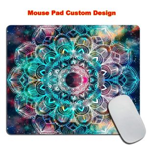 Mouse Pad Custom Design,Galaxy Mandala Anti-Slip Rubber Mousepad for Gaming Office Laptop Computer PC Men Women Kids, Cute Custom Pattern (OSZ)