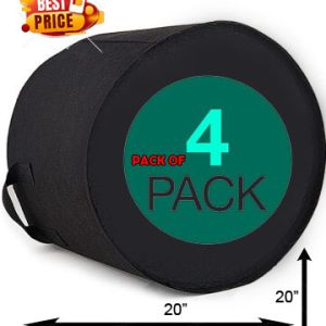 Pack Of 4 Grow Bag I 18 Gallon Fabric grow bag 20 X 20 I High Quality Grow Bag (TFZ)