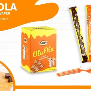 Daffy Ola Ola Creamy Roll Strawberry, Chocolate, Orange (OZF)