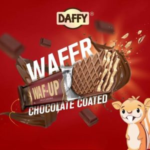 DAFFY, Wafer Waf-Up Chocolate Coated (OFF)