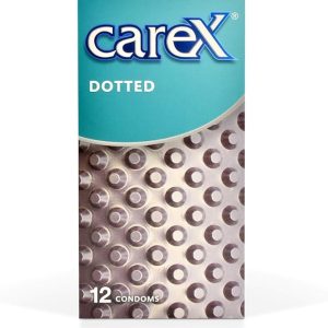 Carex Dotted Condoms Natural Pack Of 12