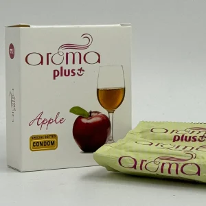 Aroma Plus Apple Special dotted Condoms