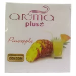 Aroma Plus Special Dotted Condoms Pineapple Flavor 3 Pieces