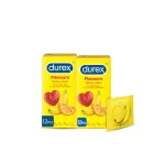 Durex Coloured Flavoured Condoms 12s