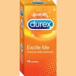 Durex Excite Me Condom - 10 Pcs (Pack of 4)