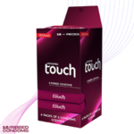 Touch Dispenser Ribbed Condoms 18