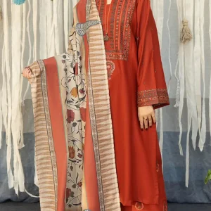 URGE - 3PC Embroidered Lawn Suit