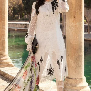 Maria.B - 3PC Fully Chicken kari Embroided Lawn Suit