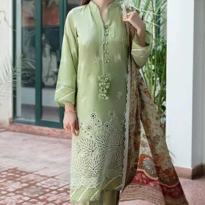 Maria.B - 3PC Embriodered Chicken Kari Lawn Suit