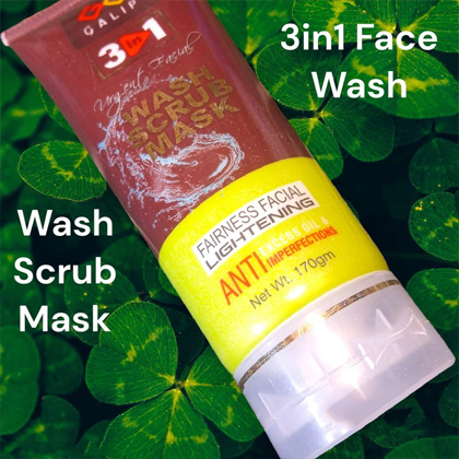 ( 3 In 1 ) Face & Body Scurbing Mask 170g - Image 5