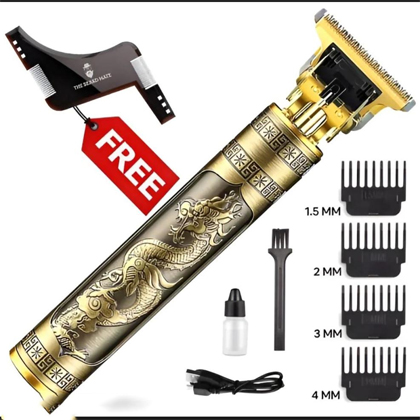 Professsional T9 Trimmer With Beard Comb For Men's