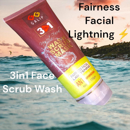 ( 3 In 1 ) Face & Body Scurbing Mask 170g - Image 3