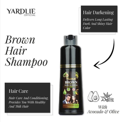 Dark Brown Hair Color Shampoo UK Based Formula 200ml - Image 4