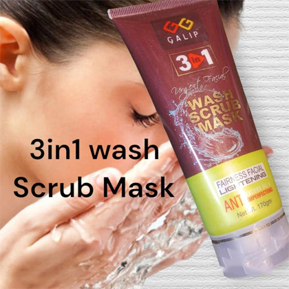 ( 3 In 1 ) Face & Body Scurbing Mask 170g - Image 2