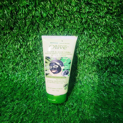 Olivea With Milk Whitening Black Face Mask - Image 3
