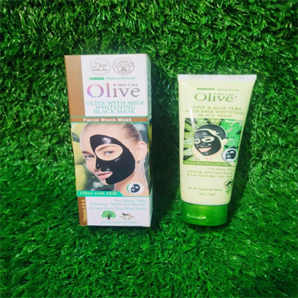 Olivea With Milk Whitening Black Face Mask