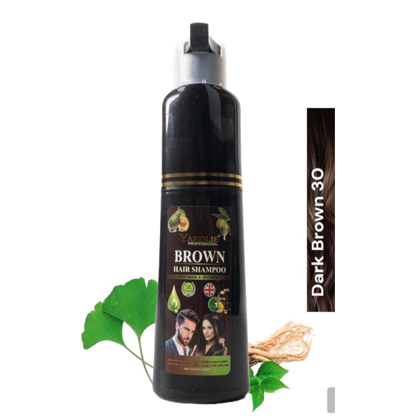 Dark Brown Hair Color Shampoo UK Based Formula 200ml - Image 2
