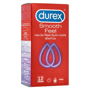Durex Smooth Feel Condoms, 12-Pack