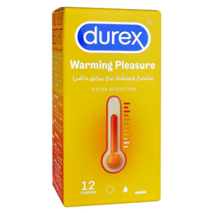 Durex Warming Pleasure Condoms, 12-Pack