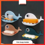 Self-Adhesive Wall Mounted Whale Soap Box