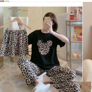Girls Wear 3 in 1 Korean Loungewear Night Suit For Girls & Women