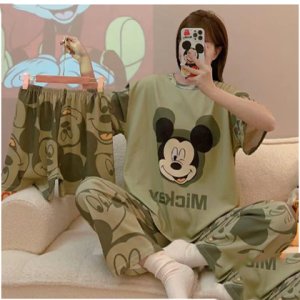 Girls Wear 3 in 1 Korean Loungewear Night Suit For Girls & Women