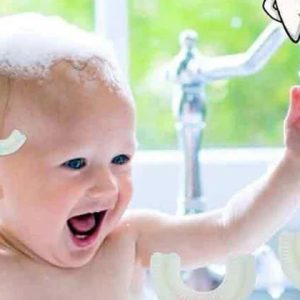 Silicone U-Shaped Baby Toothbrush