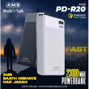 AMB Power Bank 23000mAh PD-R20 (PD 22.5Watt)