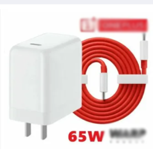 Warp Charger for OnePlus with Fast Charging Cable USB C to USB C - 65W Power Adapter For 8T 9 9 PRO 10 10T 10R 10 PRO 11 11T