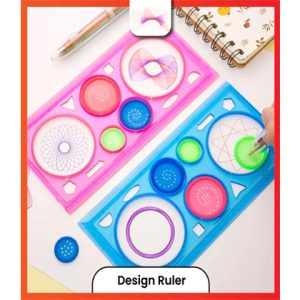 Circle Plastic Spirograph Ruler Set For Circle Designing