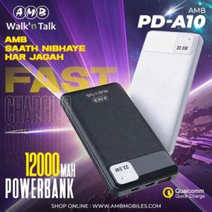 Power Bank 12000mAh PD-A10 (PD 22.5Watt)